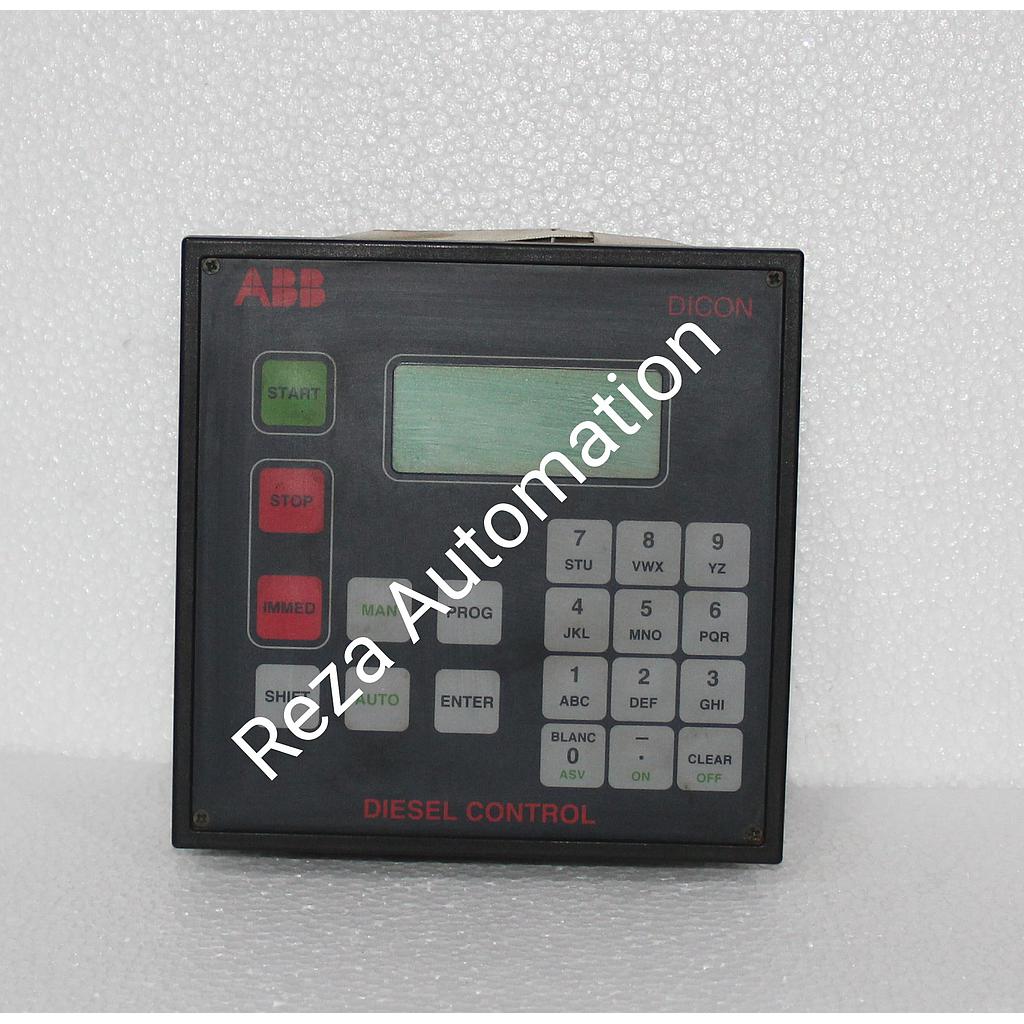 ABB 3DDE3 000 13 display panel HMI