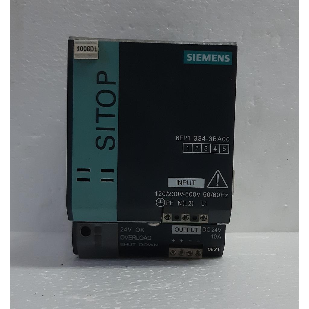 SIEMENS 6EP1 334-3BA00 POWER SUPPLY 