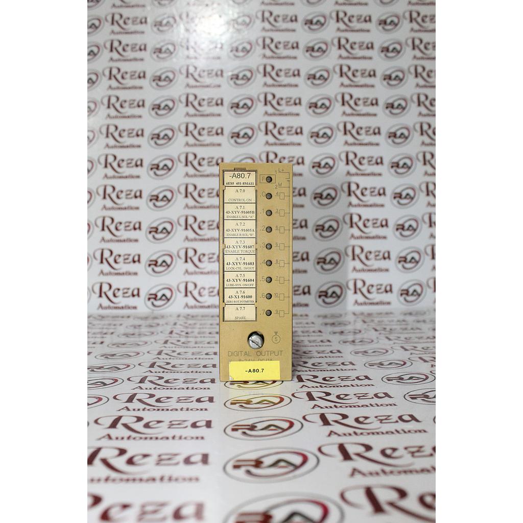 SIEMENS 6ES5 451-8MA11 OUTPUT MODULE