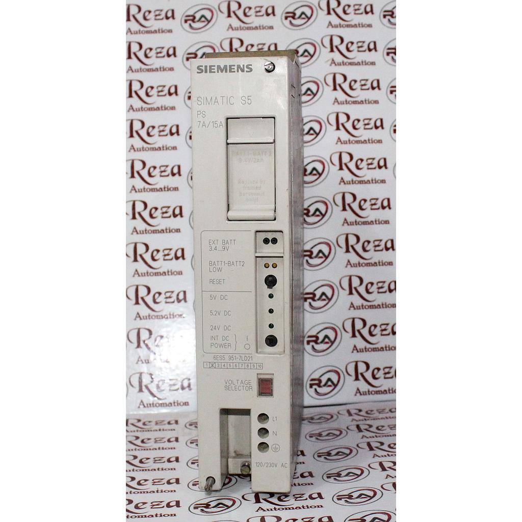 SIEMENS 6ES5 951-7LD21 SIMATIC S5, Power supply