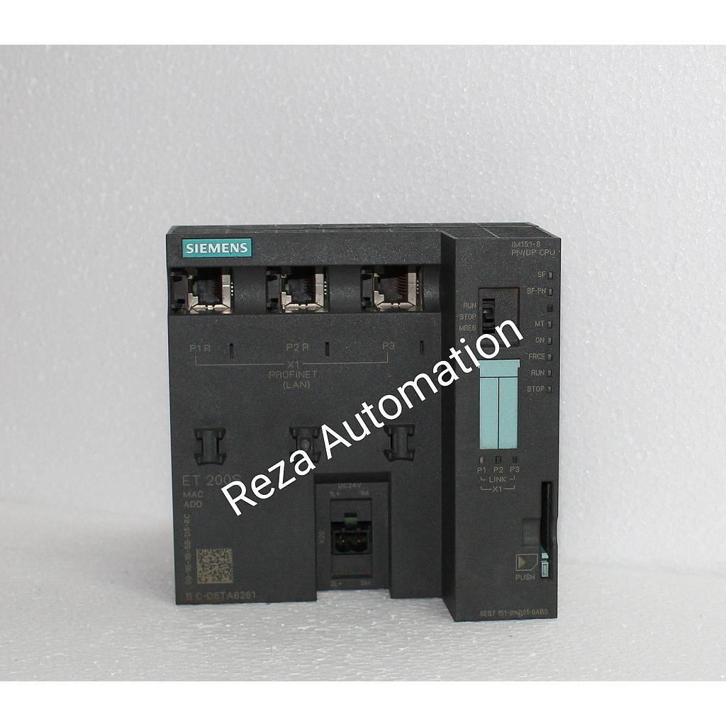 Siemens 6ES7151-8AB01-0AB0 ET200S IM151-8 PN/DP CPU Interface Module