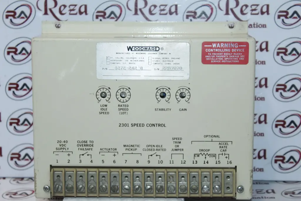 WOODWARD 8272-242 SPEED CONTROL PLC 