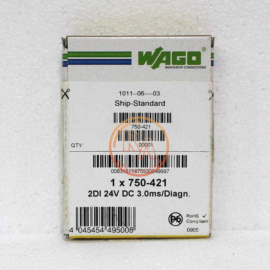 Wago 750-421 2-Channel Digital Input 24 VDC