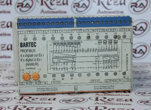 BARTEC 07-7331-2305/1000 PROFIBUS INTERFACE MODULE 8 DIGITAL INPUTS, 4 DIGITAL OUTPUTS